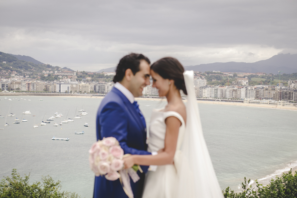Fotografías de boda de Sandra y Samuel en San Sebastián